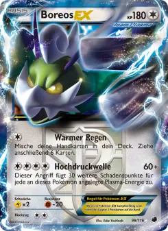 Pokémon-Karte Boreos-EX 098/116