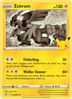 Pokémon-Karte Zekrom 010/025