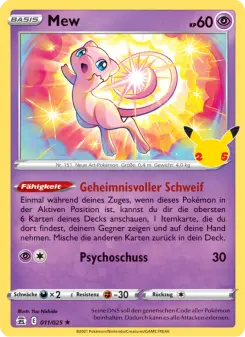 Pokémon-Karte Mew 011/025