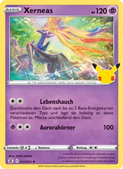 Pokémon-Karte Xerneas 012/025