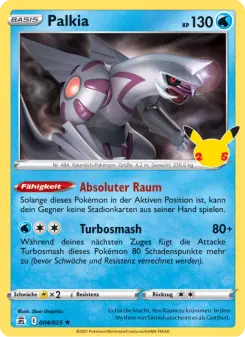 Pokémon-Karte Palkia 004/025