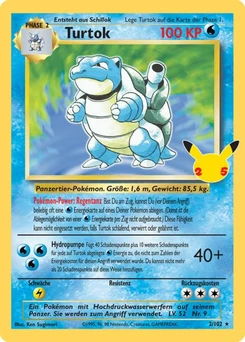Pokémon-Karte Turtok 001/025