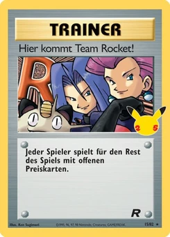 Pokémon-Karte Hier kommt Team Rocket! 006/025