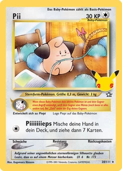 Pokémon-Karte Pii 009/025