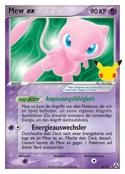 Pokémon-Karte Mew ex 013/025