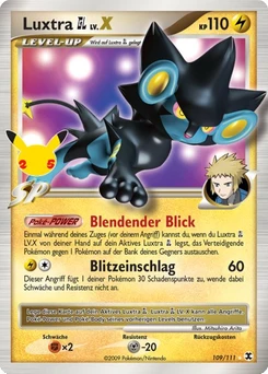 Pokémon-Karte Luxtra 017/025
