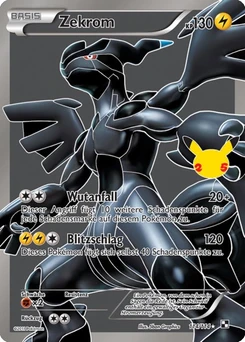 Pokémon-Karte Zekrom 021/025