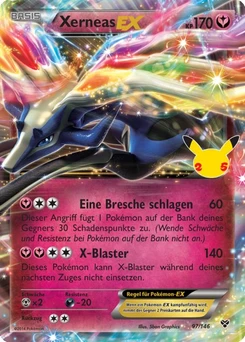 Pokémon-Karte Xerneas ex 023/025