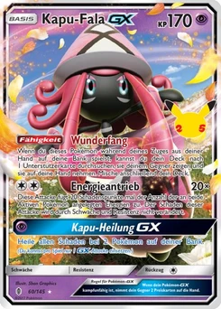 Pokémon-Karte Kapu-Fala GX 025/025