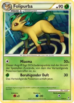 Pokémon-Karte Folipurba 013/095
