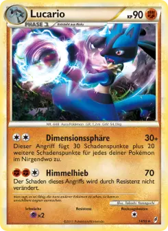 Pokémon-Karte Lucario 014/095