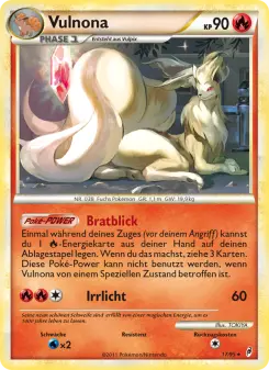 Pokémon-Karte Vulnona 017/095
