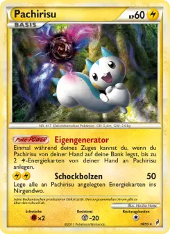 Pokémon-Karte Pachirisu 018/095