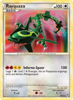 Pokémon-Karte Rayquaza 020/095