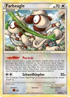 Pokémon-Karte Farbeagle 021/095