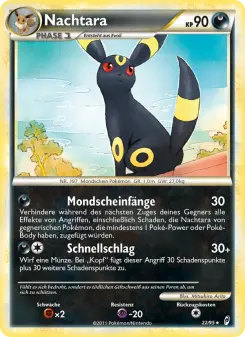Pokémon-Karte Nachtara 022/095