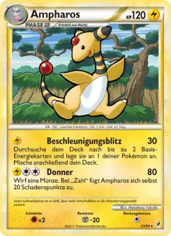Pokémon-Karte Ampharos 023/095