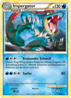 Pokémon-Karte Impergator 025/095