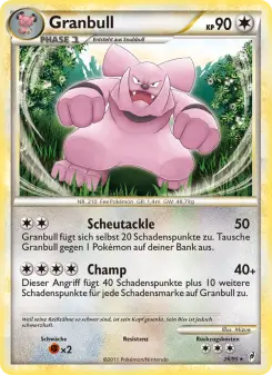 Pokémon-Karte Granbull 026/095