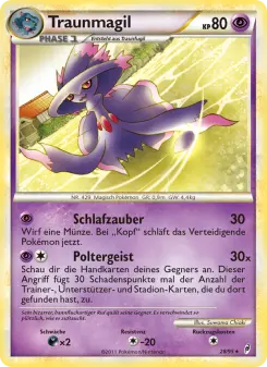 Pokémon-Karte Traunmagil 028/095