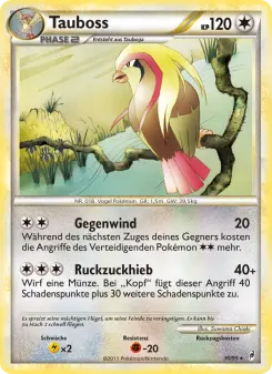 Pokémon-Karte Tauboss 030/095