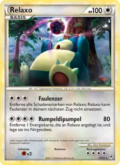 Pokémon-Karte Relaxo 033/095