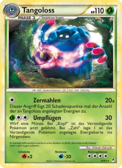Pokémon-Karte Tangoloss 034/095