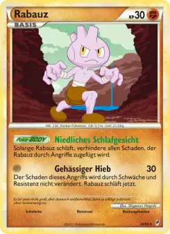 Pokémon-Karte Rabauz 036/095