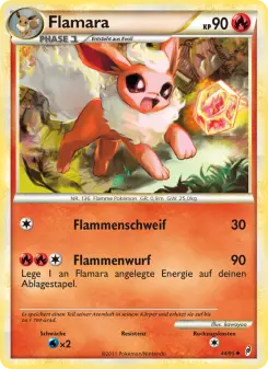 Pokémon-Karte Flamara 044/095