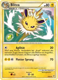 Pokémon-Karte Blitza 045/095