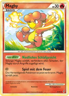 Pokémon-Karte Magby 046/095
