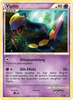 Pokémon-Karte Vipitis 051/095