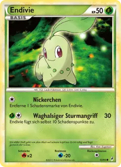 Pokémon-Karte Endivie 053/095