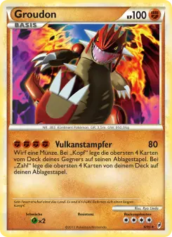 Pokémon-Karte Groudon 006/095