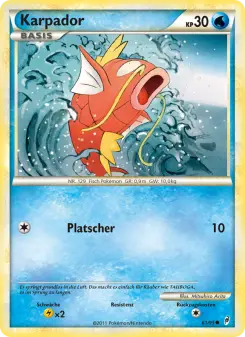 Pokémon-Karte Karpador 061/095