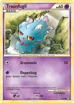 Pokémon-Karte Traunfugil 065/095