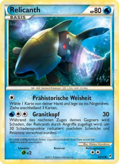 Pokémon-Karte Relicanth 069/095