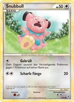 Pokémon-Karte Snubbull 071/095