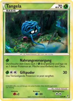 Pokémon-Karte Tangela 072/095