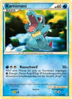 Pokémon-Karte Karnimani 074/095
