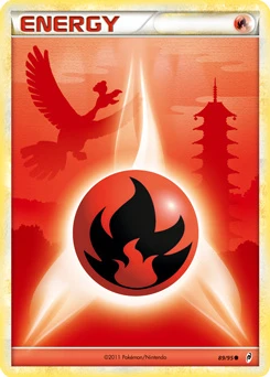 Pokémon-Karte Feuerenergie 089/095