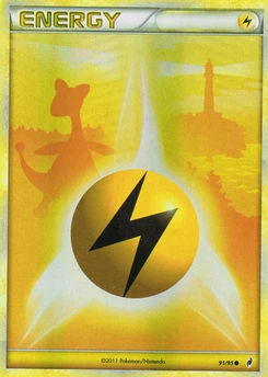 Pokémon-Karte Elektroenergie 091/095