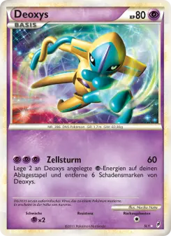 Pokémon-Karte Deoxys SL1