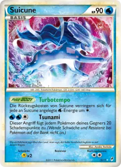 Pokémon-Karte Suicune SL11