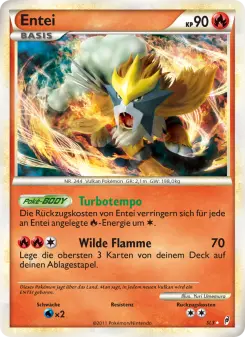 Pokémon-Karte Entei SL3