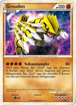 Pokémon-Karte Groudon SL4