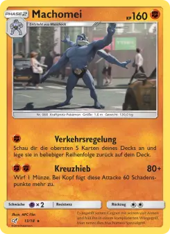 Pokémon-Karte Machomei 013/018