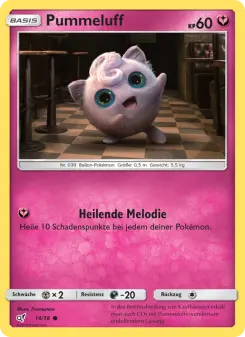 Pokémon-Karte Pummeluff 014/018