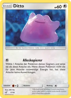Pokémon-Karte Ditto 017/018