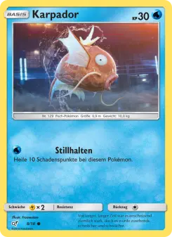 Pokémon-Karte Karpador 008/018